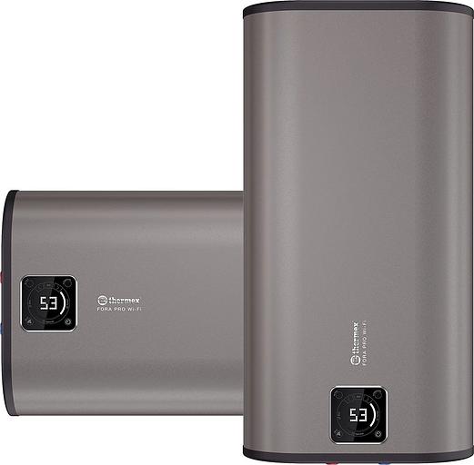 Водонагреватель Thermex Fora 80 (pro) Wi-Fi 2кВт 80л электрический настенный/серый фото 1
