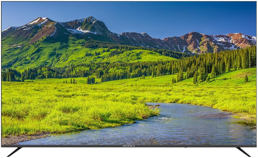 Телевизор LED Supra 75" STV-LC75ST0045U черный 4K Ultra HD 60Hz DVB-T DVB-T2 DVB-C USB WiFi Smart TV фото 1