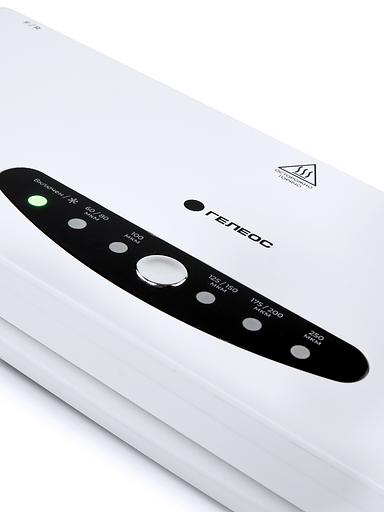 ГЕЛЕОС Ламинатор ЛМ A4-4В, А4, 2х250 (пленка 60-250мкм), 300 мм/мин, 4 вала, реверс, пластиковый. корпус, мах толщина 0,6мм фото 2