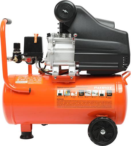 Компрессор поршневой Patriot Optima Euro 24-240K2 масляный 240л/мин 24л 1500Вт оранжевый/черный фото 3