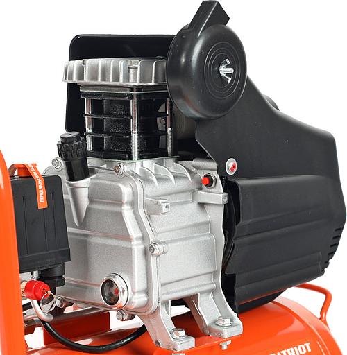 Компрессор поршневой Patriot Optima Euro 24-240K2 масляный 240л/мин 24л 1500Вт оранжевый/черный фото 6