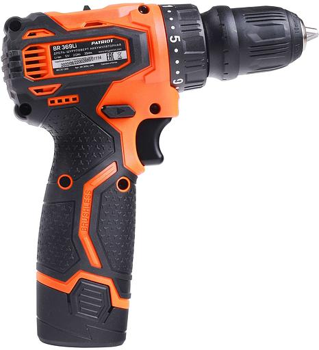 Дрель-шуруповерт Patriot BR 369Li 146Вт аккум. патрон:быстрозажимной (кейс в комплекте) (180201369) фото 6