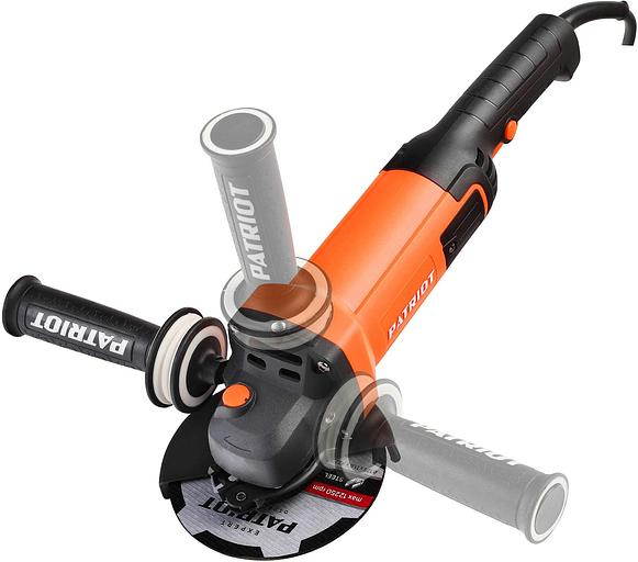 Углошлифовальная машина Patriot AG 128 1300Вт 11000об/мин рез.шпин.:M14 d=125мм (110301128) фото 5