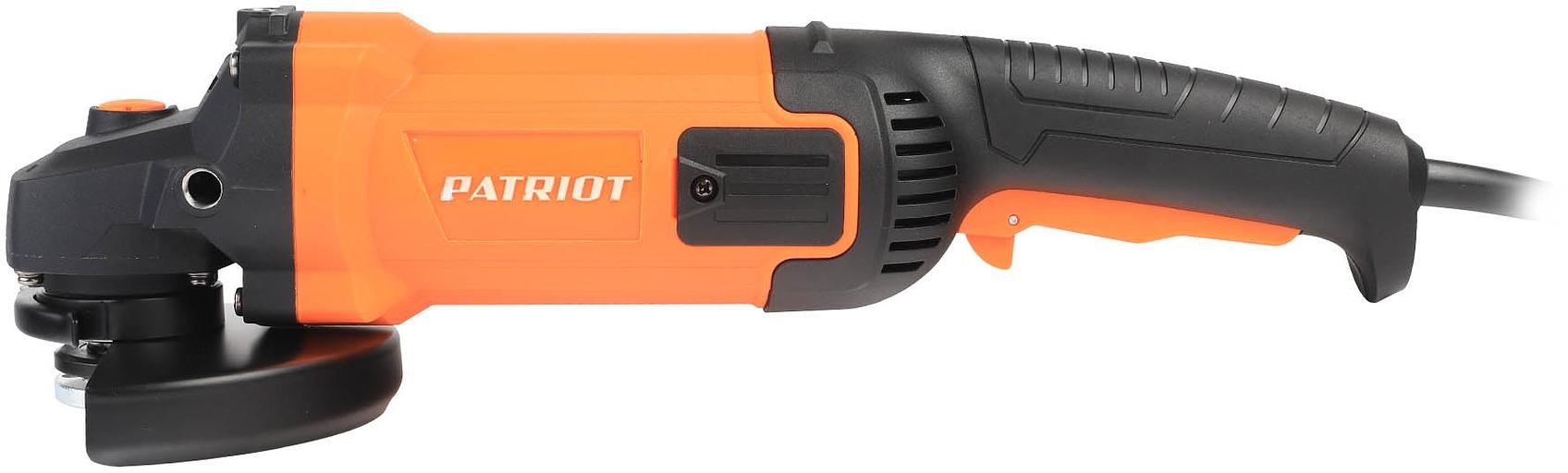 Углошлифовальная машина Patriot AG 150 1700Вт 8500об/мин рез.шпин.:M14 d=150мм (110301155) фото 2