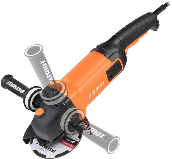 Углошлифовальная машина Patriot AG 150 1700Вт 8500об/мин рез.шпин.:M14 d=150мм (110301155) фото 5