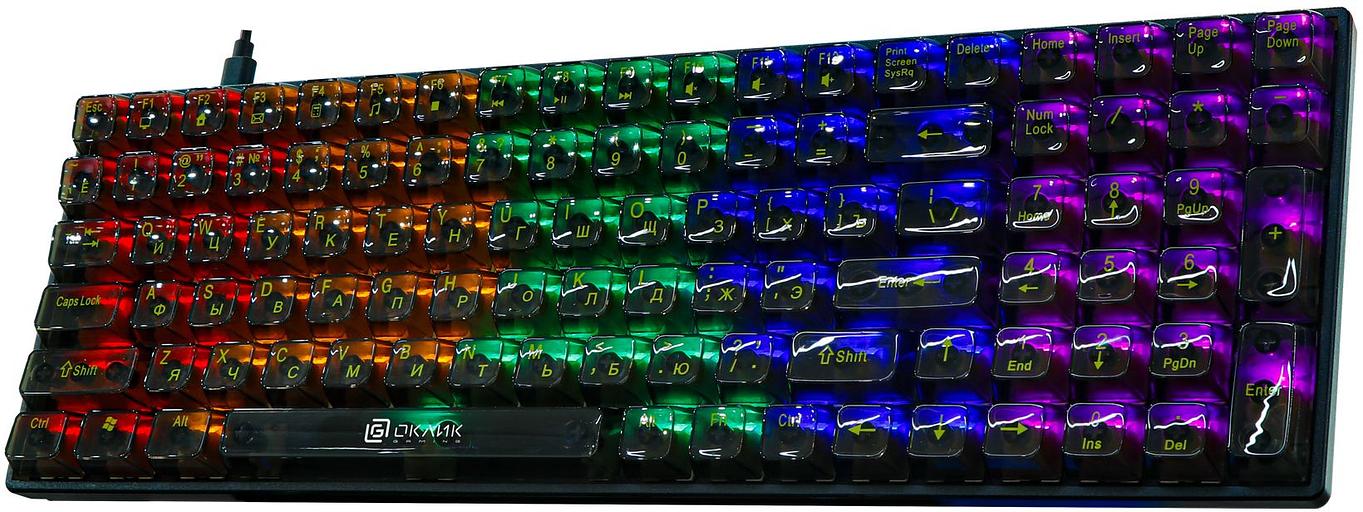 Клавиатура Оклик 915GK механическая черный USB for gamer (1790371) фото 5