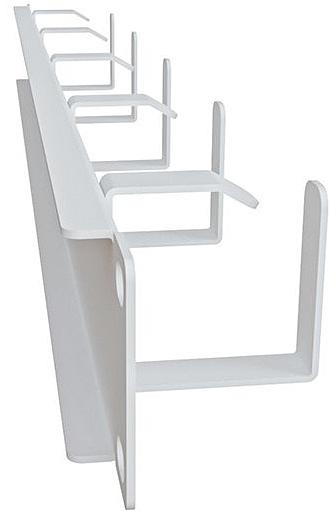 Кабельный органайзер горизонтальный NTSS NTSS-HORG-1U-5(45) односторонний кольца 1U шир.:19" глуб.:45мм фото 3