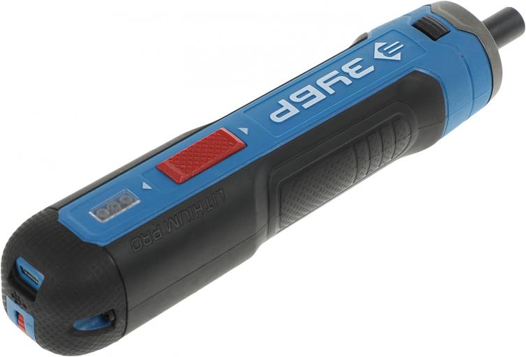 Отвертка аккум. Зубр PSD-4 аккум. патрон:шестигранник 6.35 мм (1/4) фото 3