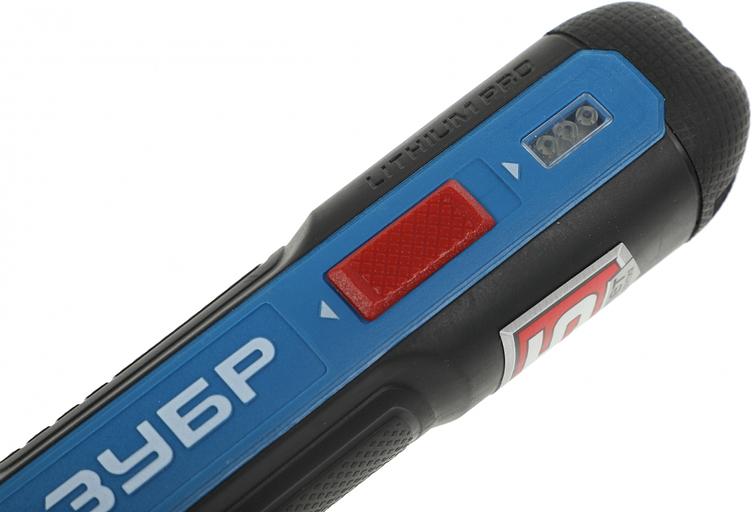 Отвертка аккум. Зубр PSD-4 аккум. патрон:шестигранник 6.35 мм (1/4) фото 6