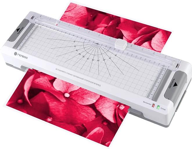 Ламинатор Heleos ЛМА4М белый/серый A4 (60-125мкм) 35см/мин (2вал.) хол.лам. лам.фото фото 7