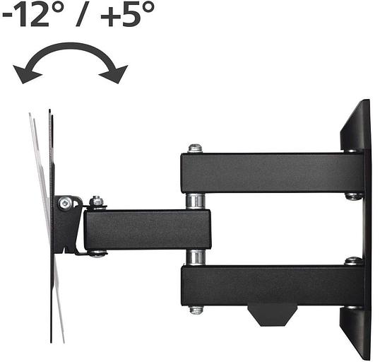 Кронштейн для телевизора Hama 00220822 черный 19"-48" макс.20кг настенный поворотно-выдвижной и наклонный фото 9
