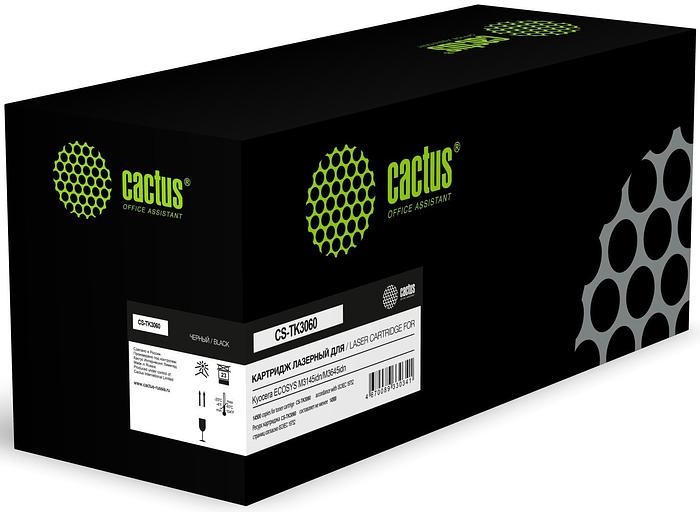 Картридж лазерный Cactus CS-TK3060 TK-3060 черный (14500стр.) для Kyocera ECOSYS M3145idn/M3645idn фото 1