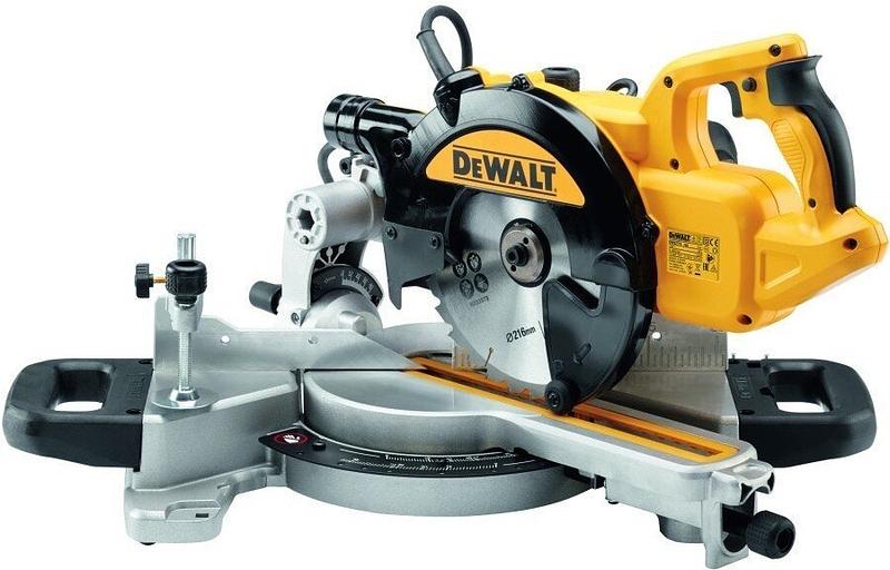 Торцовочная пила DeWalt DWS773 1300Вт 4500об/мин d=216мм фото 5