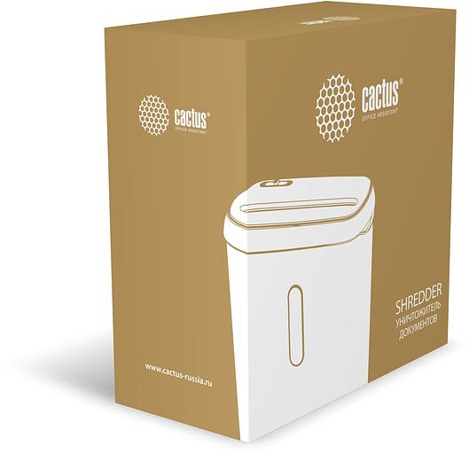 Шредер Cactus CS-SH-A1 (секр.Р-2)/ленты/6лист./8лтр. фото 4
