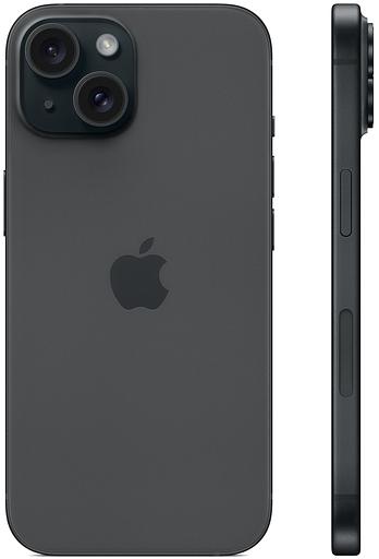 Смартфон Apple A3090 iPhone 15 128Gb черный моноблок 3G 4G 1Sim 6.1" iOS 16 802.11 a/b/g/n/ac/ax NFC GPS фото 2