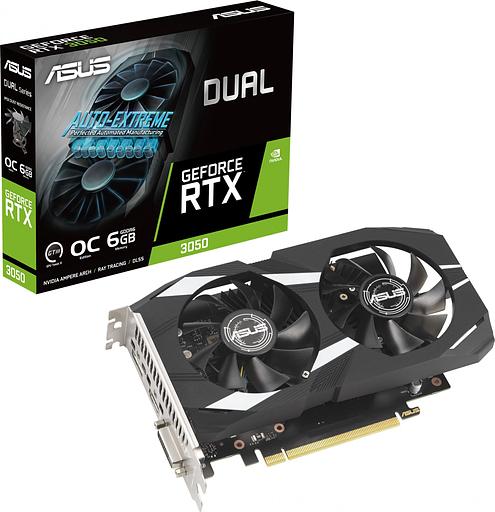 Видеокарта ASUS DUAL-RTX3050-O6G//RTX3050,DVI,HDMI,DP,6G,D6; 90YV0K60-M0NA00 (DUAL-RTX3050-O6G) фото 10