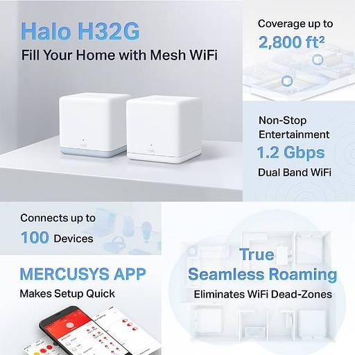 Mercusys Halo H32G(2-pack) фото 3