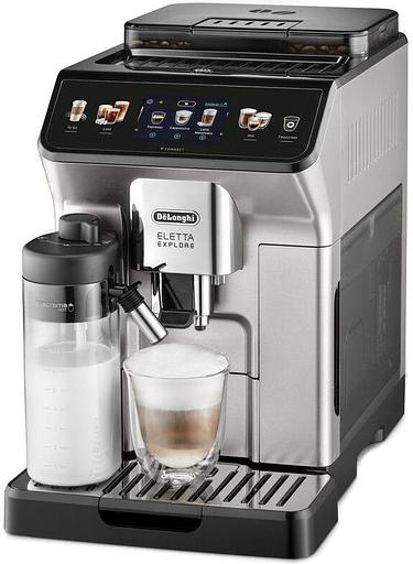 Кофемашина Delonghi Eletta Explore ECAM450.65.S 1450Вт серебристый фото 1