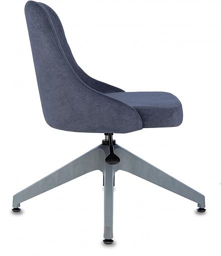 Кресло Бюрократ CH-340GLZ синий Light-27 крестов.4-луч. пластик пластик серый фото 3