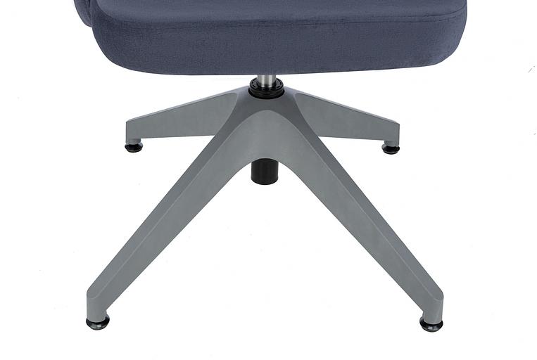 Кресло Бюрократ CH-340GLZ синий Light-27 крестов.4-луч. пластик пластик серый фото 7