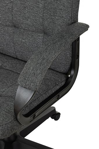 Кресло руководителя Бюрократ CH 002 Fabric серый 3C1 крестов. пластик фото 5