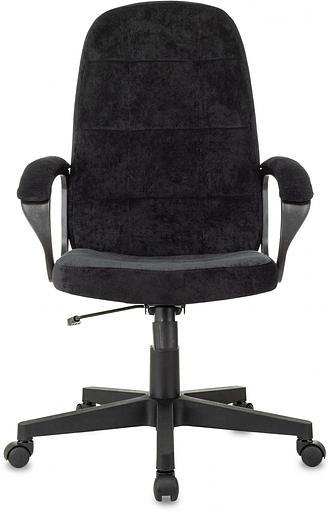 Кресло руководителя Бюрократ CH 002 Fabric черный Light-20 крестов. пластик фото 2