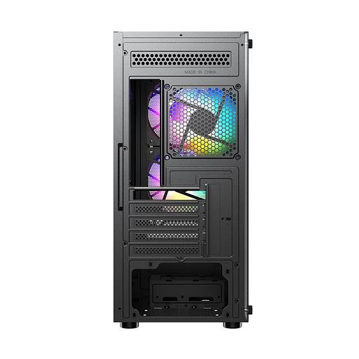 ACD Coffre 106 mATX, CPU 160mm, VGA 300mm, USB3.0*1+USB2.0*2+HD audio, Front 2*12cm ARGB (Slave fans),Rear 1*12cm ARGB (Master fan), TG фото 6