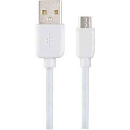 PERFEO Кабель USB A вилка - Micro USB вилка, 2.4A, белый, силикон, длина 1 м., SILICON (U4026) фото 1