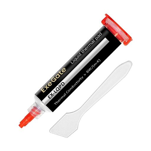 Exegate EX296177RUS Жидкая термопрокладка ExeGate EX-LQPD (6 Вт/(м•К), 25г тюбик с лопаткой) фото 1