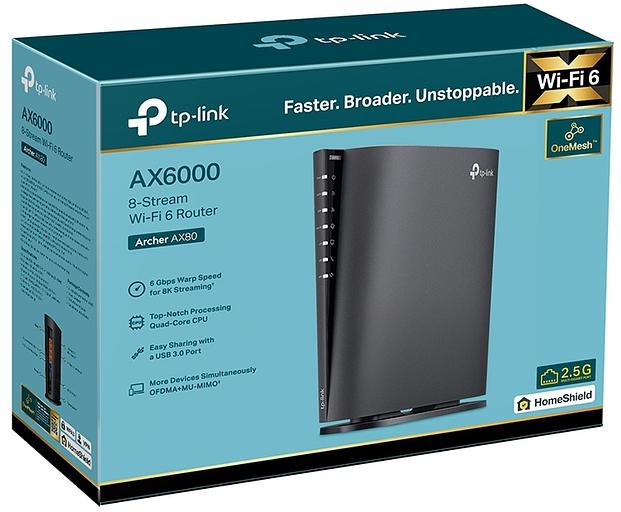TP-Link Archer AX80(EU) Двухдиапазонный роутер Wi-Fi AX6000 с портом WAN/LAN 2,5 Гбит/с и поддержкой Mesh фото 5