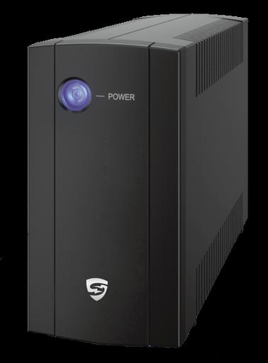 Источник бесперебойного питания/ UPS Сайбер Электро СТАРТ ПЛЮС-850ВА-ЕВРО Линейно-интерактивный 850ВА/425Вт. RS-232(2 EURO) (12В /5Ач.) фото 1