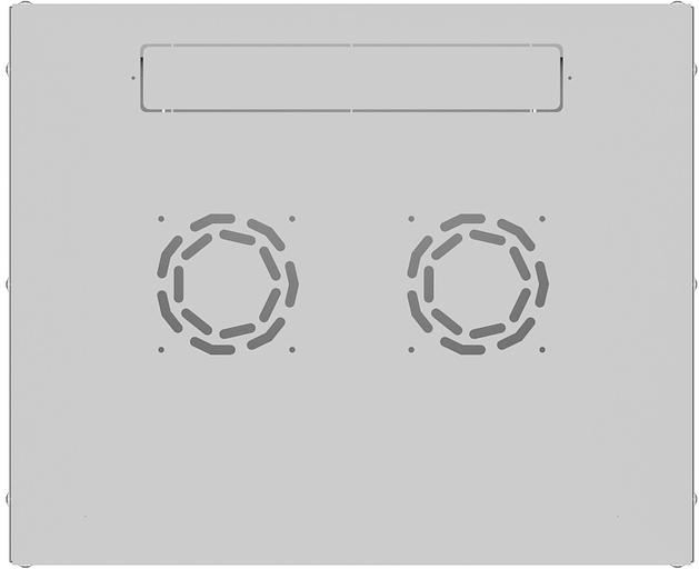 Шкаф коммутационный NTSS Lime (NTSS-WL6U5560GS) настенный 6U 550x600мм пер.дв.стекл несъемн.бок.пан. 30кг серый 110град. IP20 сталь фото 4
