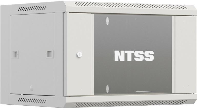 Шкаф коммутационный NTSS Премиум (NTSS-W15U6060GS) настенный 15U 600x600мм пер.дв.стекл 60кг серый IP20 сталь фото 2