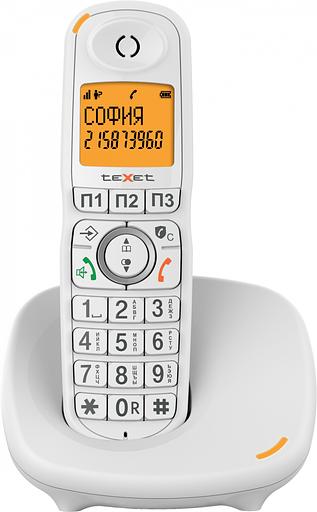 Бесшнуровой телефонный аппарат teXet TX-D8905A белый фото 1