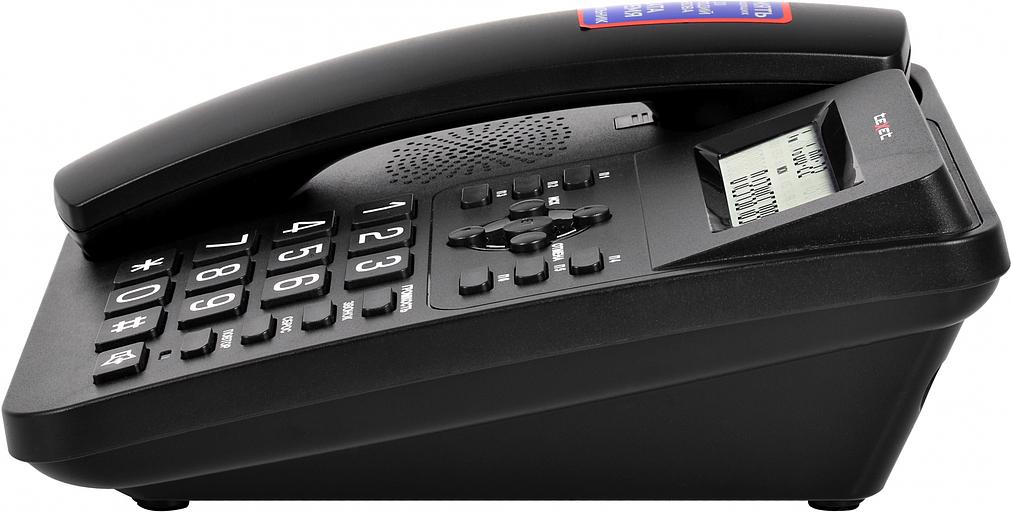 Телефонный аппарат teXet TX-264 цвет черный фото 3