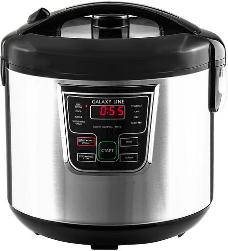 Мультиварка Galaxy Line гл2645 5л 900Вт черный/серебристый фото 1
