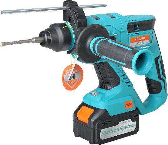 Перфоратор Sturm! CRH1822 патрон:SDS-plus уд.:2.2Дж аккум. (кейс в комплекте) фото 2