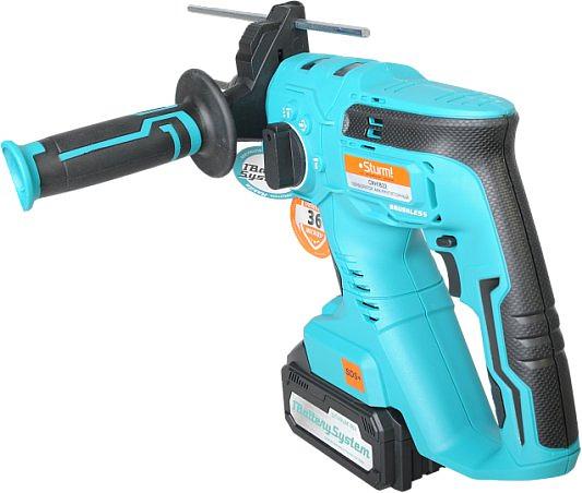 Перфоратор Sturm! CRH1822 патрон:SDS-plus уд.:2.2Дж аккум. (кейс в комплекте) фото 4