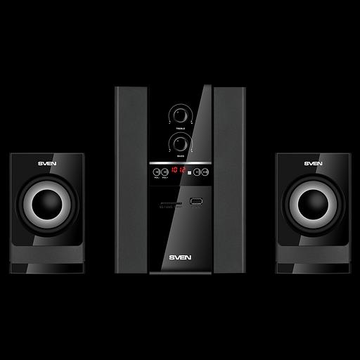 SVEN MS-1821, черный, акустическая система 2.1, (44 Вт, Bluetooth, пульт, дисплей, FM, USB, SD) Sven SV-020774 фото 2