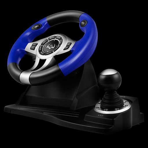 Руль SVEN GC-W600 (педали, вибро, лепестки, D-pad, 12 кл, PC/PS3/Xinput) SVEN GC-W600 (SV-015435) фото 2