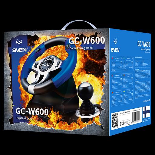 Руль SVEN GC-W600 (педали, вибро, лепестки, D-pad, 12 кл, PC/PS3/Xinput) SVEN GC-W600 (SV-015435) фото 6