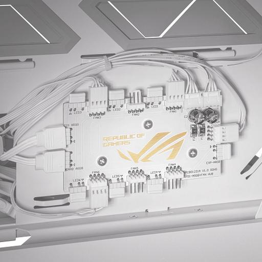 GR701 ROG HYPERION WHITE GR701/WT/PWM FAN фото 5