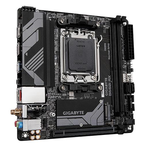 B650I AX, Socket AM5, AMD B650, 2xDDR5-5200, HDMI+DP, 1xPCI-Ex16, 2xSATA3(RAID 0,1), 1xM.2, 8 Ch Audio, 2.5GbLan, WiFi, (2+2)xUSB2.0, (3+2)xUSB3.2, (1+1)xUSB3.2 Type-C™, Mini-ITX, RTL фото 3