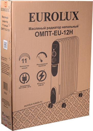 Радиатор масляный Eurolux ОМПТ-EU-12Н 2500Вт белый фото 10