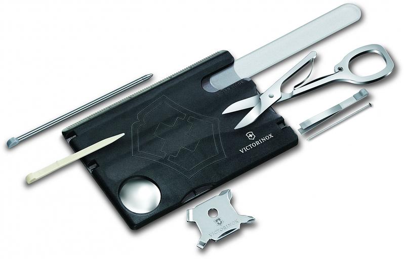 Швейцарская карта Victorinox Swiss Card Nailcare (0.7240.T3) черный полупрозрачный коробка подарочная фото 2