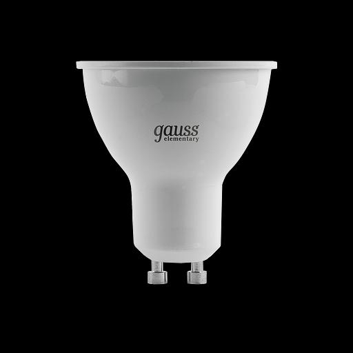 Лампа светодиодная Gauss 5.5Вт цок.:GU10 рефлек. 220B 4100K св.свеч.бел.нейт. MR16 (упак.:1шт) (13626) фото 1