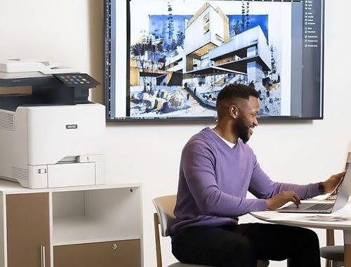МФУ лазерный Xerox Versalink C415 (C415V_DN) A4 Duplex белый фото 1
