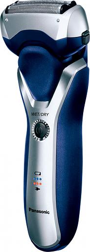 Бритва сетчатая Panasonic ES-RT37 реж.эл.:3 питан.:аккум. синий/серебристый фото 1