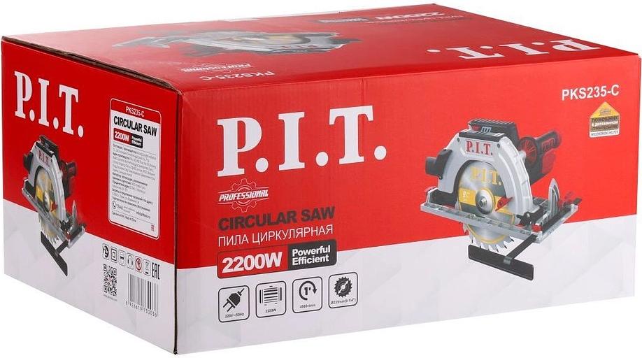 Циркулярная пила (дисковая) P.I.T. PKS235-C 2200Вт (ручная) фото 5