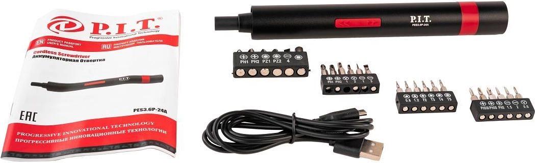 Отвертка аккум. P.I.T. PES3.6P-24A фото 3